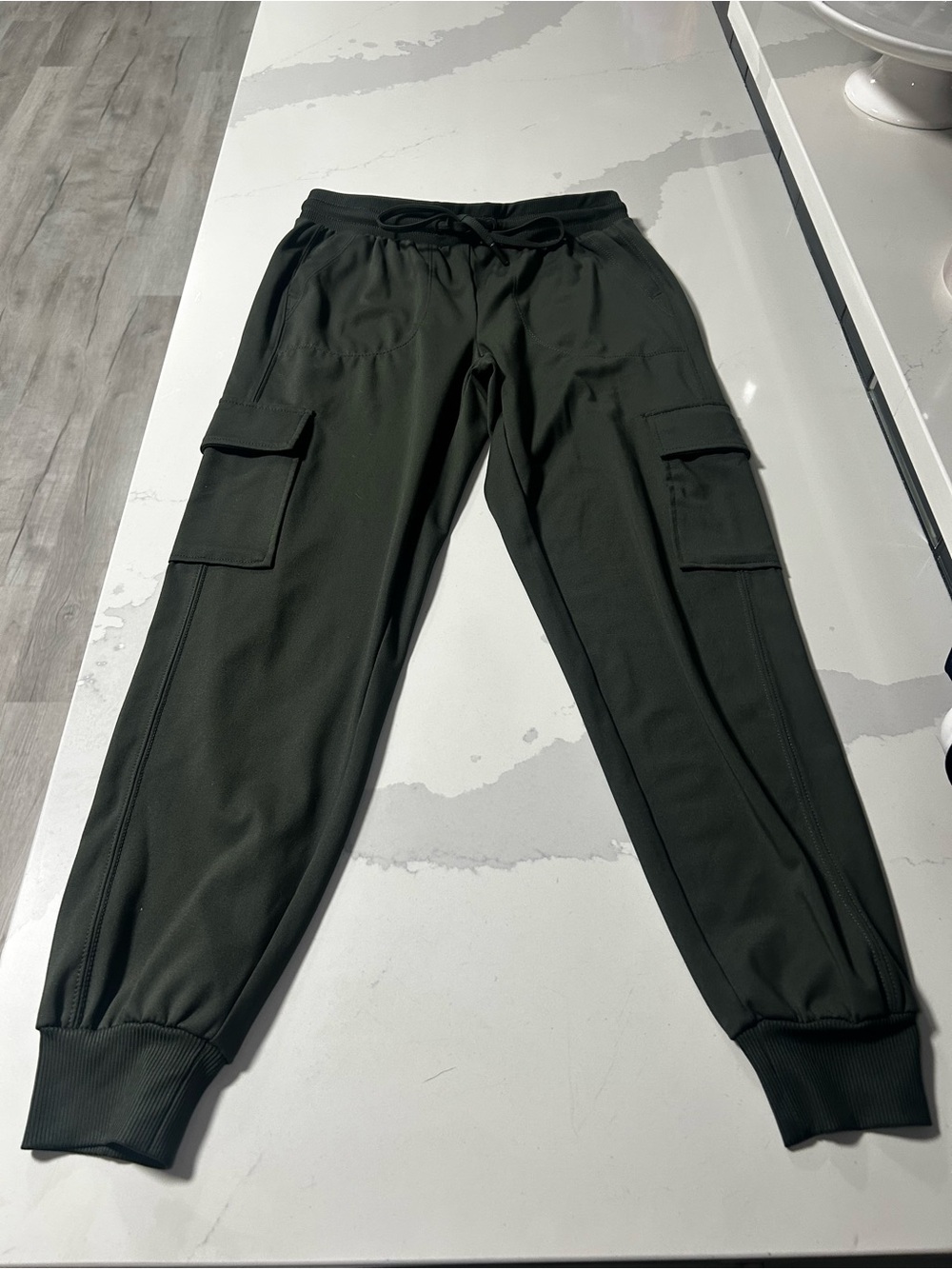 Rachel Zoe Grey Cargo Drawstring Joggers